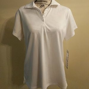 White sports shirt
